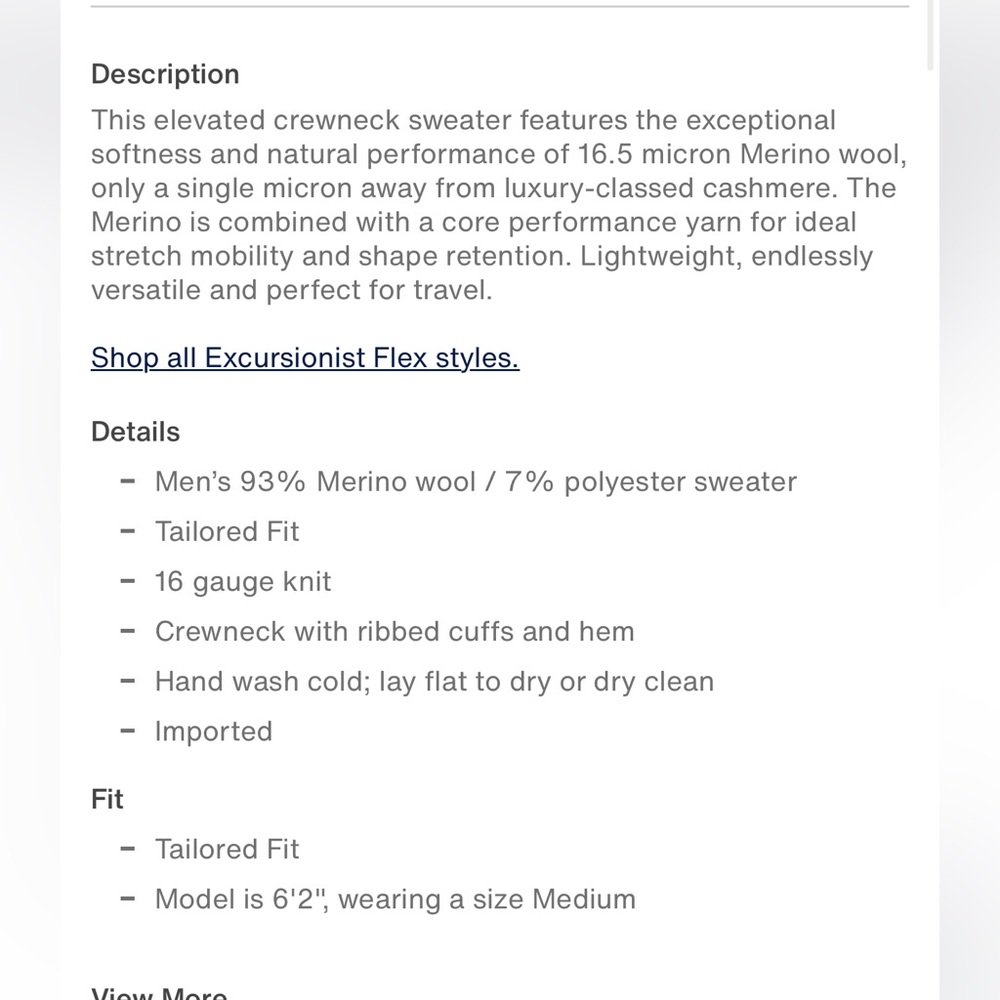 Peter Millar Gale Grey Excursionist Flex Merino W… - image 14